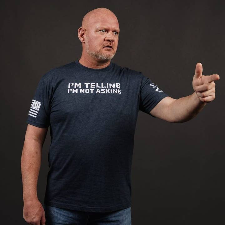 Grunt Style - Wholesale Screen Printed T-Shirt - Men's - I'm Not Asking T-Shirt - Midnight Navy3