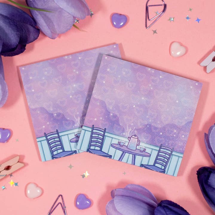 Unicorn Eclipse - Wholesale Sticky Notes - Tea Time Sticky Notes