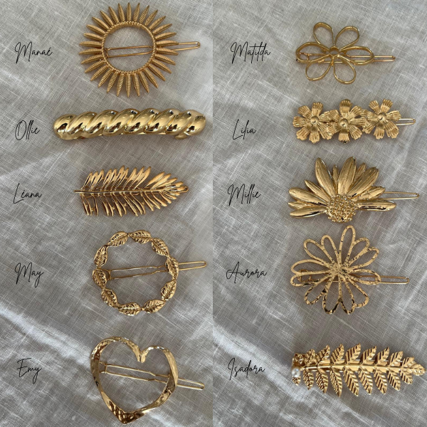 Bohomane - Wholesale Hair Accessories Set - Women's - Professional Pack – 20 Best-Selling Golden Hair Clips ✨2