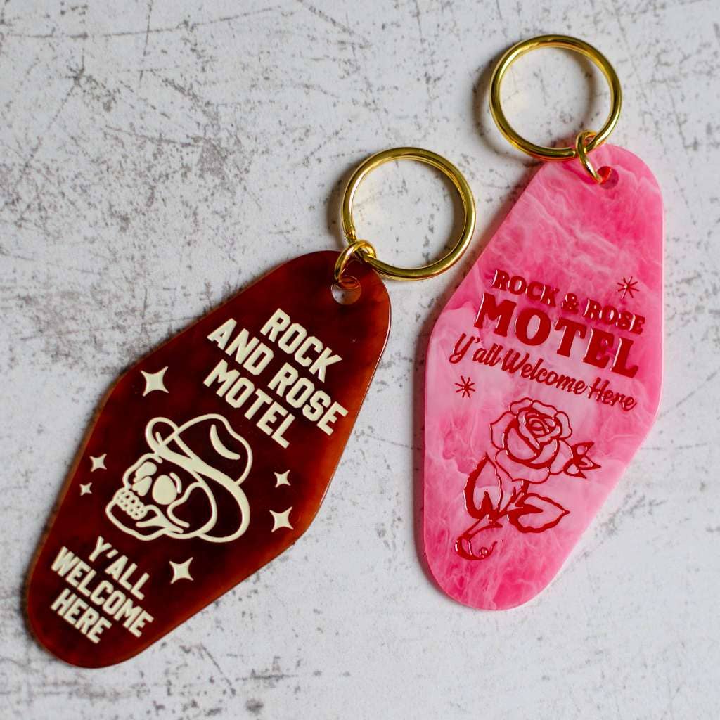 Rock And Rose Motel - Wholesale Keychain - Women's - Rock And Rose Motel Rose Keychain5