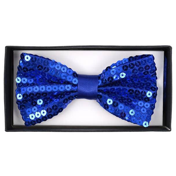 Selini New York - Wholesale Bow Tie - Men's - Men's 2.5" Sparkle Sequin Banded Bow Ties5