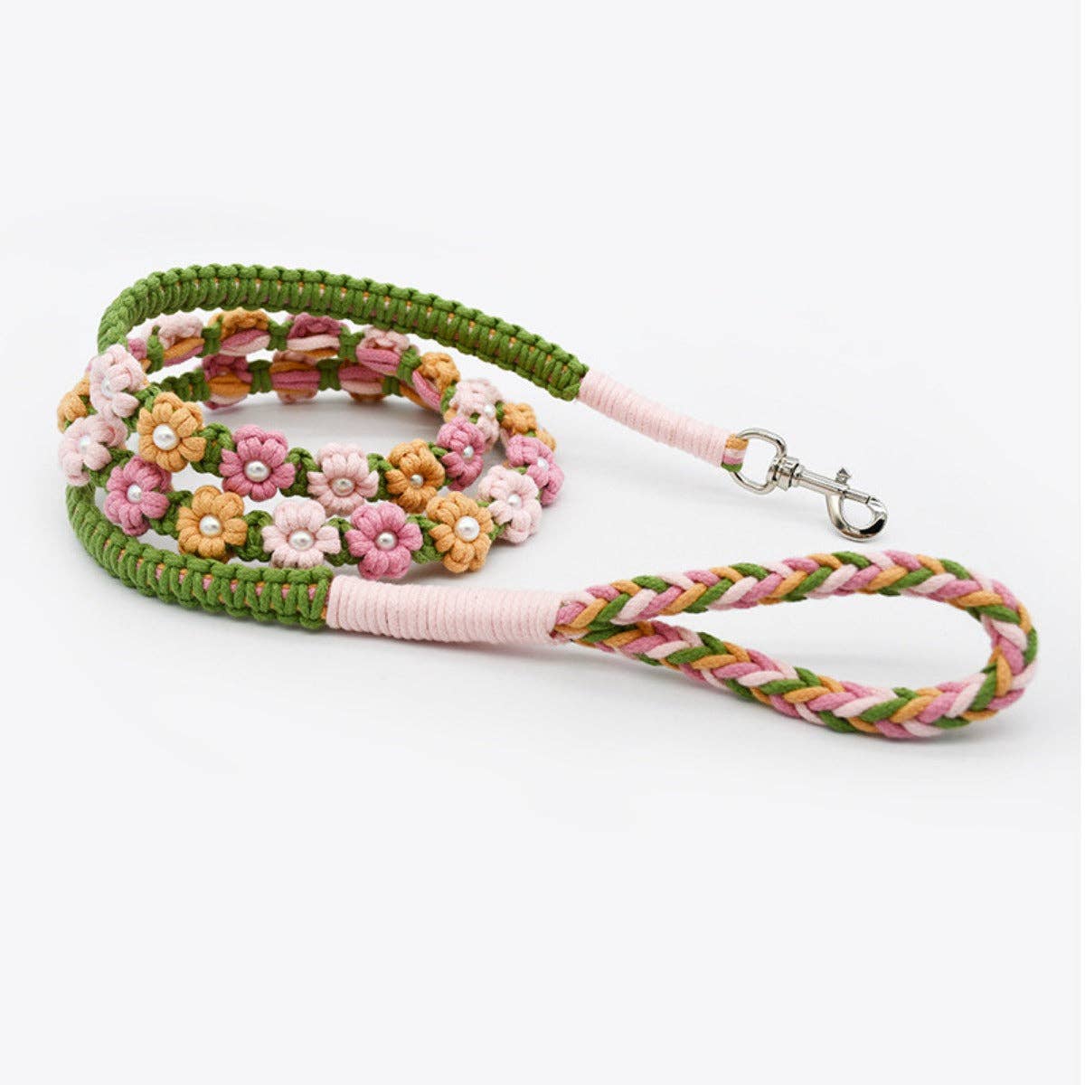 Cheerhunting - Wholesale Pet Leash - Dog - Loofie - Floral Braided Dog Leash8