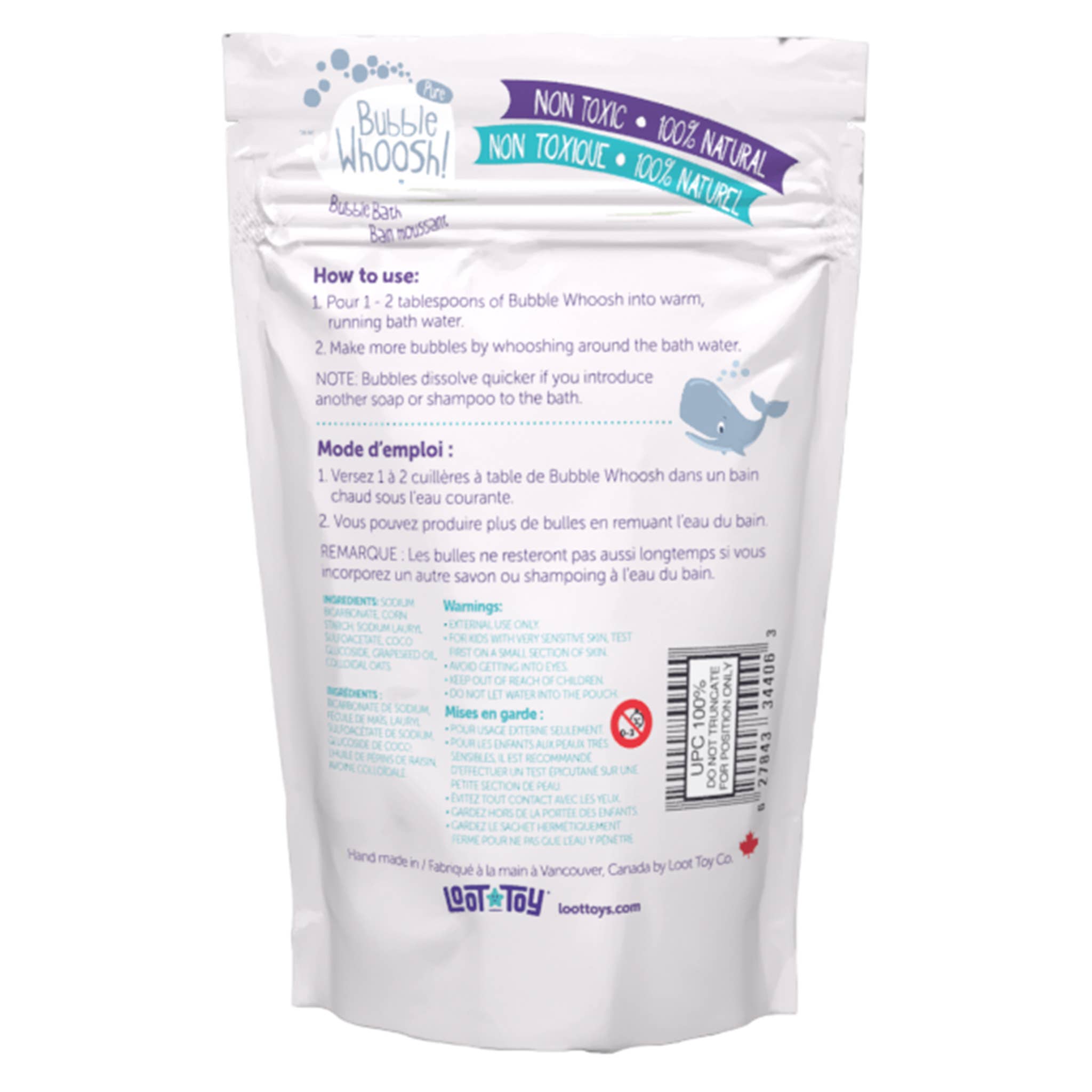 Loot Toy Company - Wholesale Bubble Bath - Bubble Whoosh PURE6