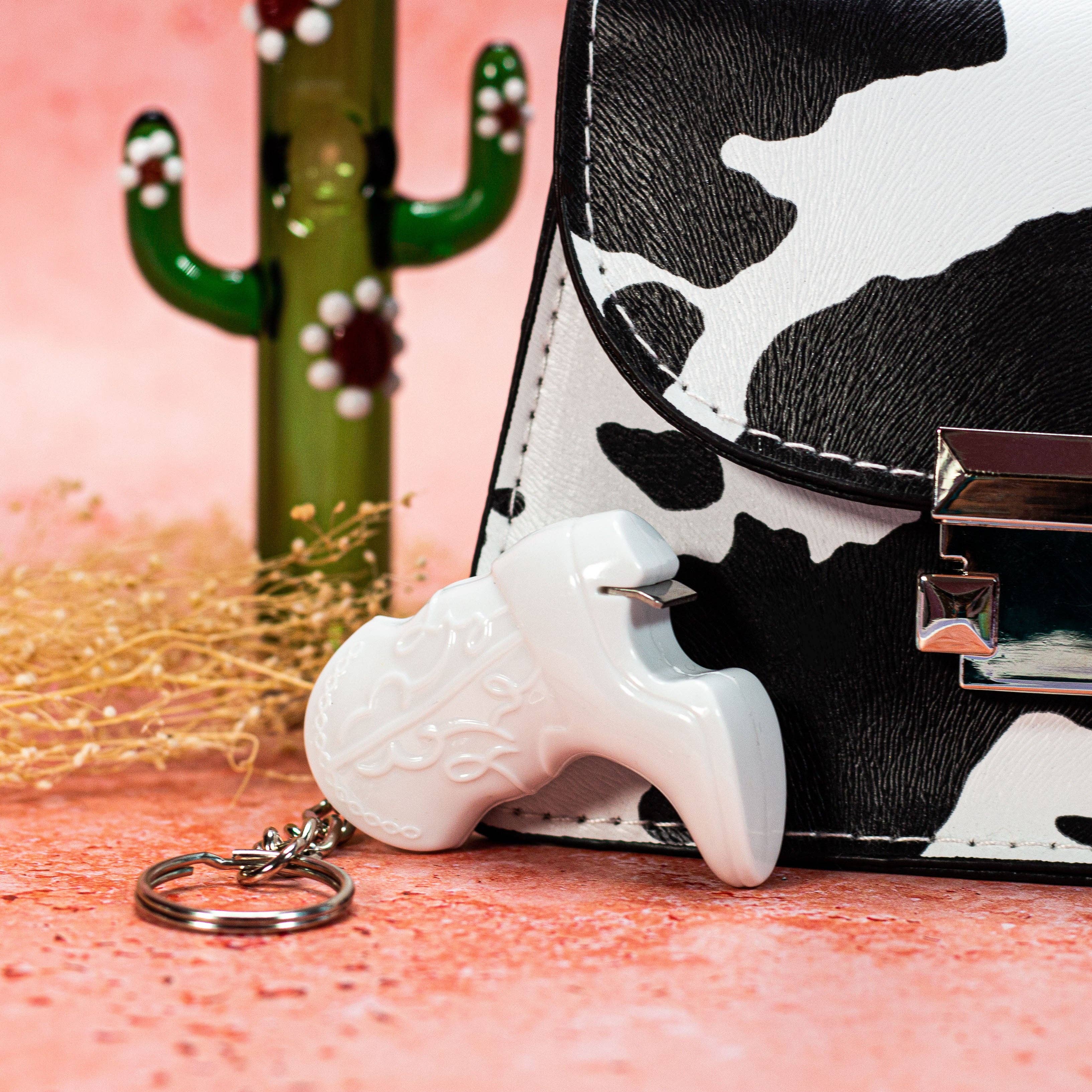 A Shop of Things - Wholesale Keychain - Women's - Boot Bottle Opener Keychain- White8