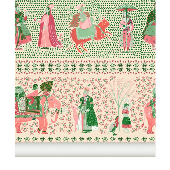 Little Cabari – wholesale Wallpaper – CHALANA border in Topaz color
