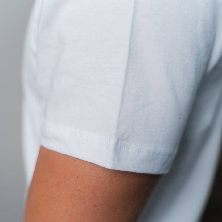West Path - Wholesale T-Shirt - Men's - Men's Organic Cotton Tee Shirt - Fair Trade Certified, White