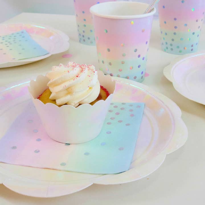 Illume Partyware - Wholesale Cupcake/muffin liner - Iridescent Foil Cupcake Wrapper - Pack of 121