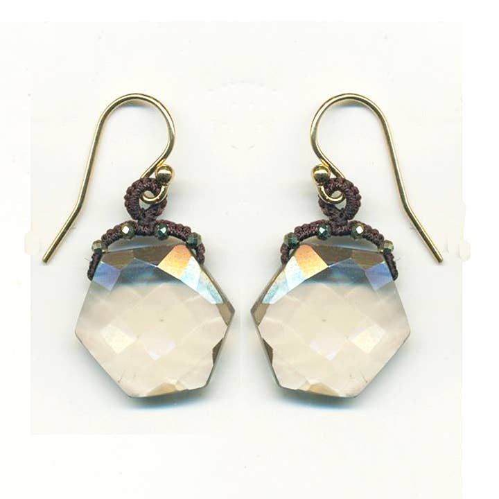 Hexagon Drop Earrings for wholesale by Danielle Welmond