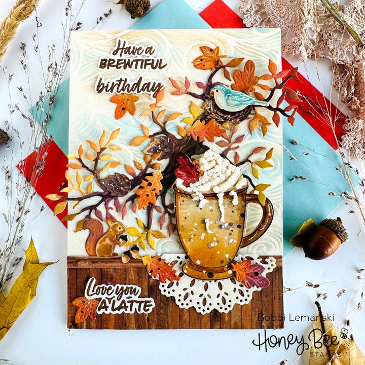 Honey Bee Stamps - Wholesale Stencil/craft die - Swirl & Flourish - 6"x6" Background Stencil2