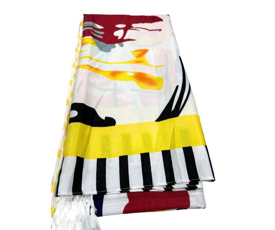 scaarf.com - Wholesale Scarf - Women's - Printed Multicolor Polyester Scarf For Women:3