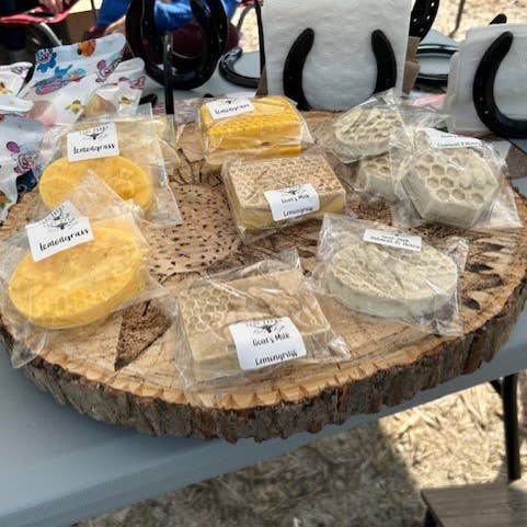 Goat Milk Soap- Lemongrass & Honey for wholesale by 1265 FARMS INC