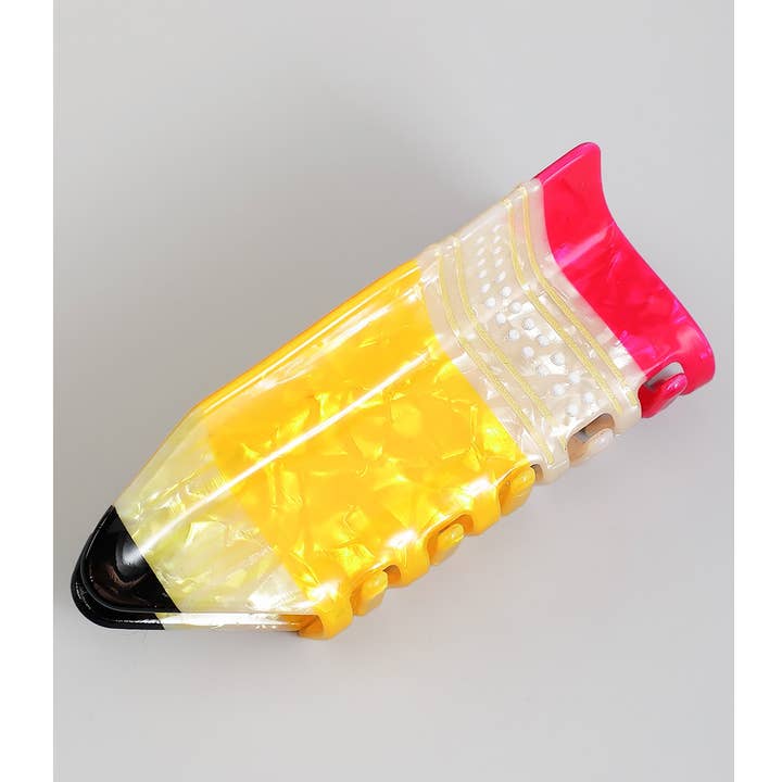 BARRETTE EN ACRYLIQUE MARBRÉE POUR CHEVEUX pour la vente par Girly