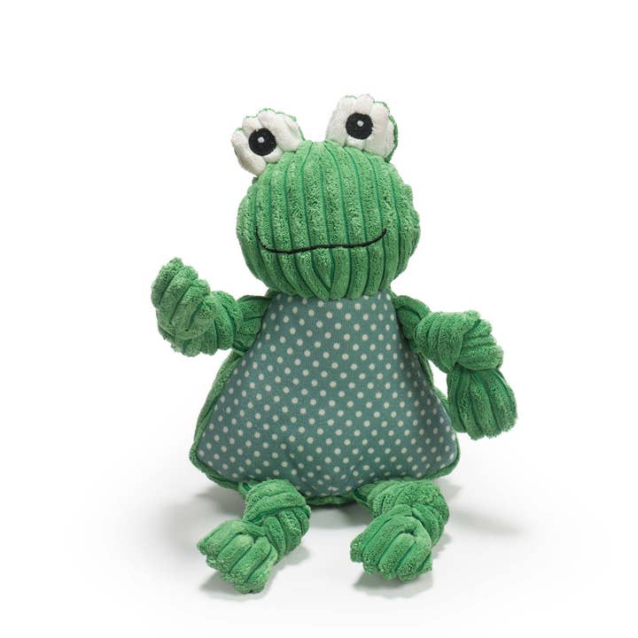HuggleGroup - Vendita all'ingrosso Peluche - Cani - Fergie Frog Knottie® giocattolo di peluche per cani8