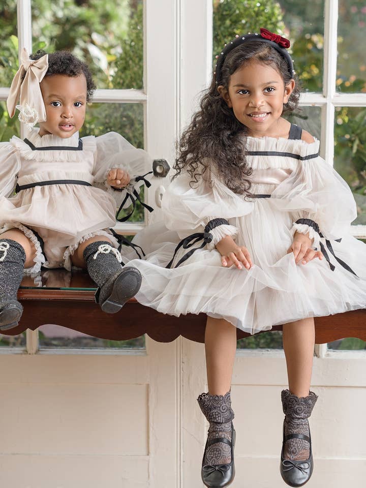 Petite Maison Kids - Wholesale Dress - Kids - Coco-Caramel Tulle Dress5