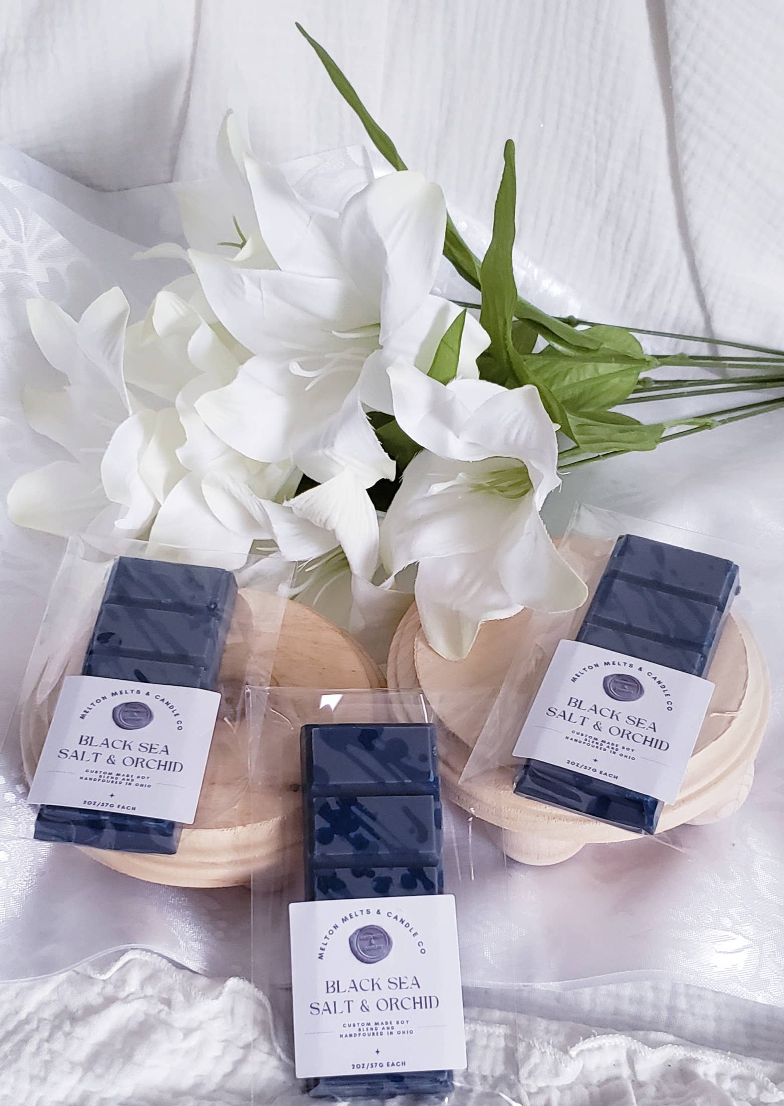 Melton Melts & Candle Co - Wholesale Wax Melt - Black Sea Salt & Orchid