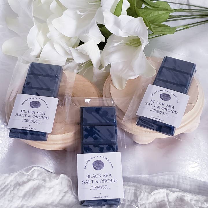 Melton Melts & Candle Co - Venta al por mayor Ceras perfumadas - Sal del Mar Negro y orquídea