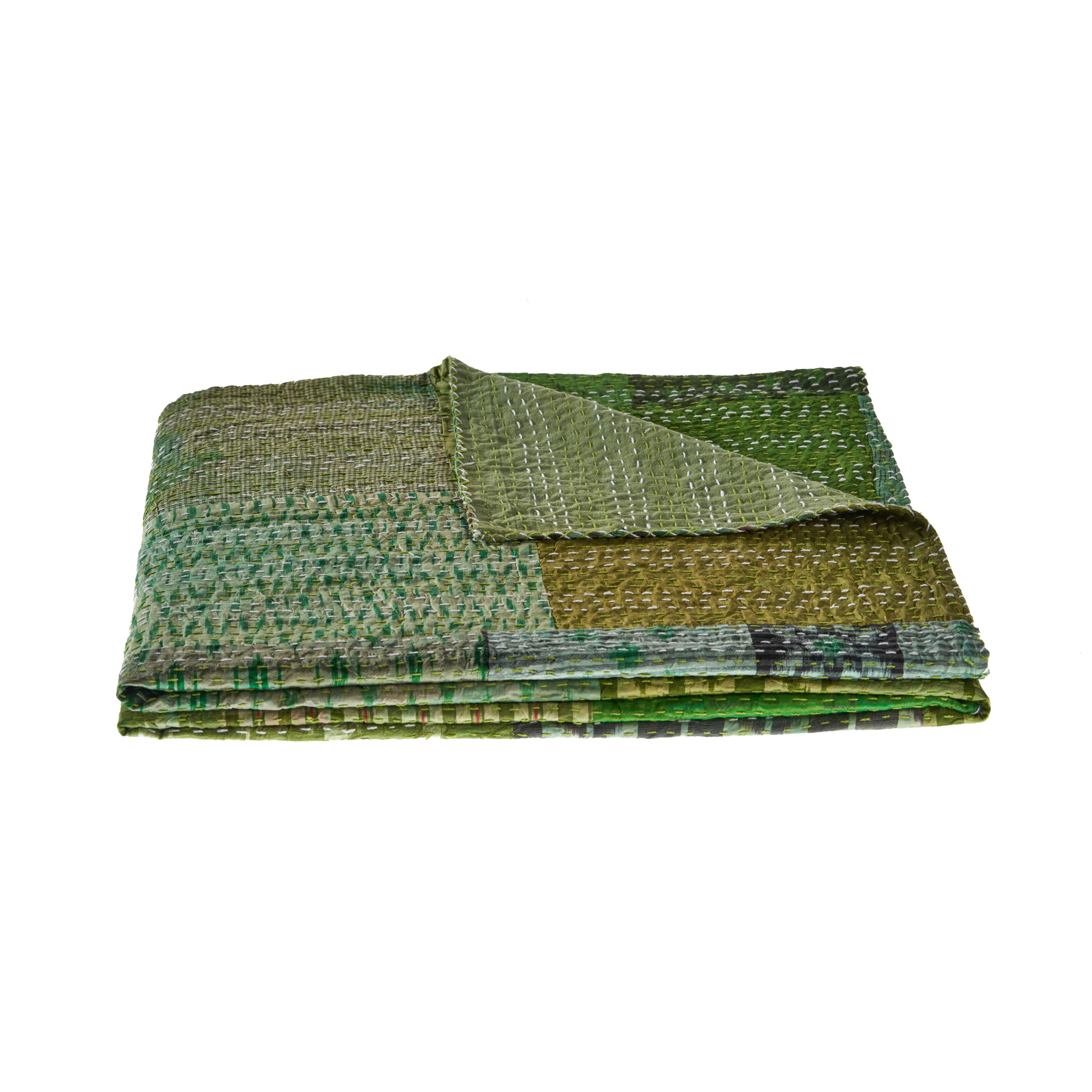LR Home - Wholesale Throw Blanket - Silk Cotton Kantha Throw – Handmade & Colorful5