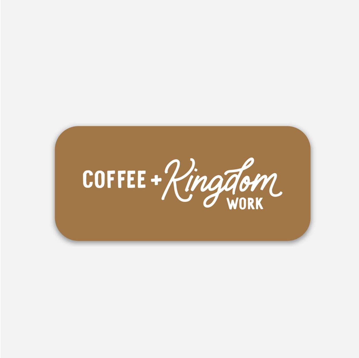 The Anastasia Co - Wholesale Sticker - Coffee + Kingdom Work™ Sticker2