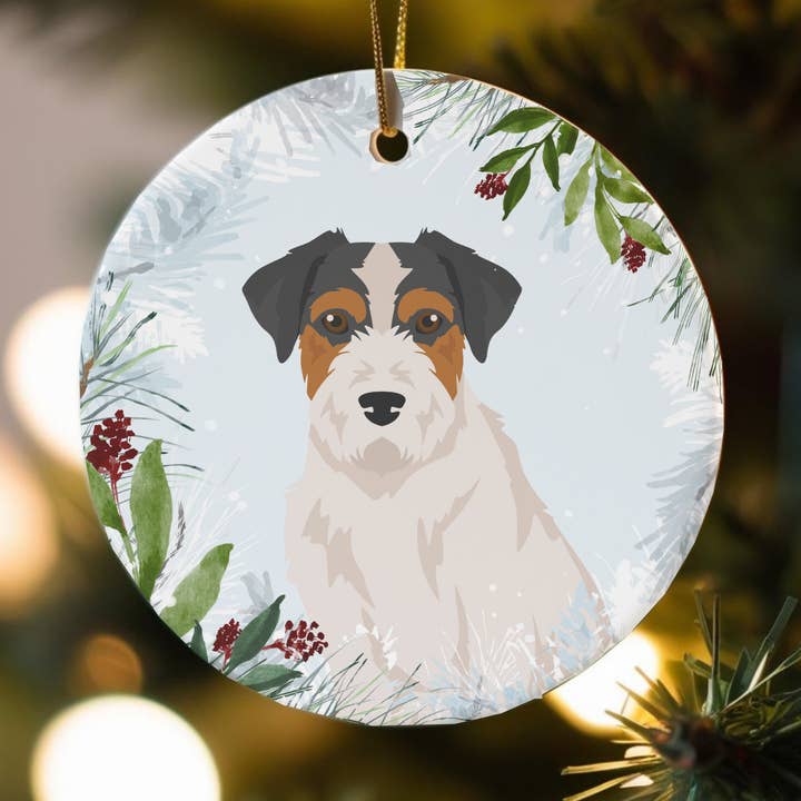 Adornos de Navidad de perro Jack Russell Terrier para venta al por mayor de Canine Companions