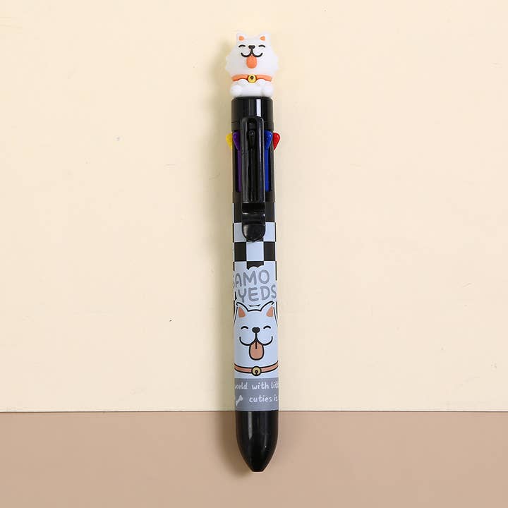 BCmini - Wholesale Pen - 23029 Dog 8-Color Retractable Ball Pen-243