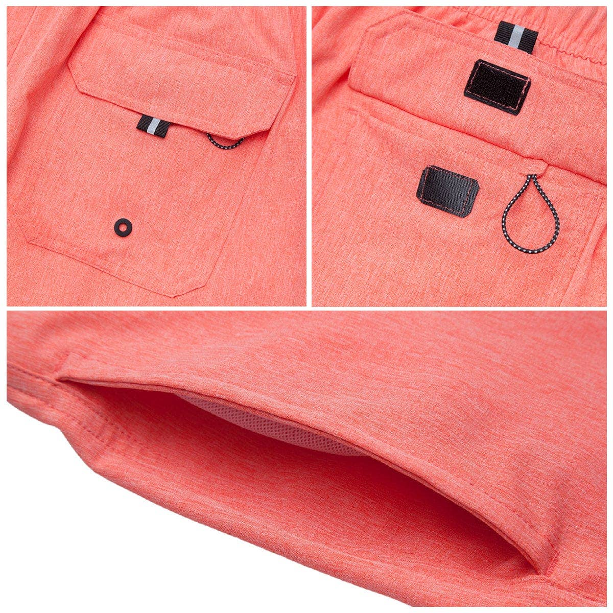 Rokka & Rolla - Wholesale Swim Shorts - Men's - Men's 9'' Quick Dry Mesh Lined Swim Trunks Stretch Shorts20