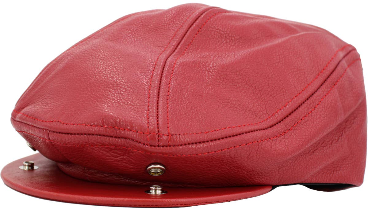 KBETHOS – wholesale News boy/school boy hat – Men's – 100% Leather Ascot - Made in USA | KBETHOS35