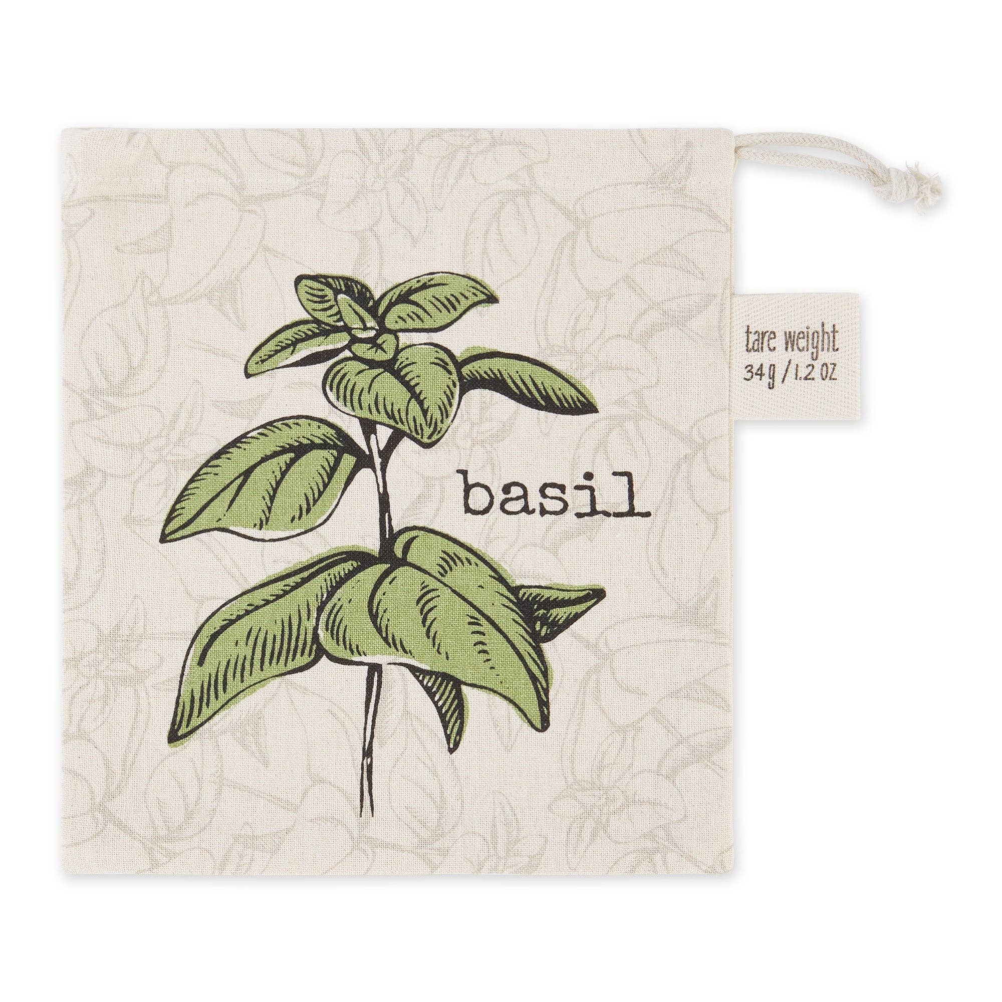 Design Imports - Wholesale Food Storage Wrap/Bag - Garden Herbs Produce Bags Set of 35