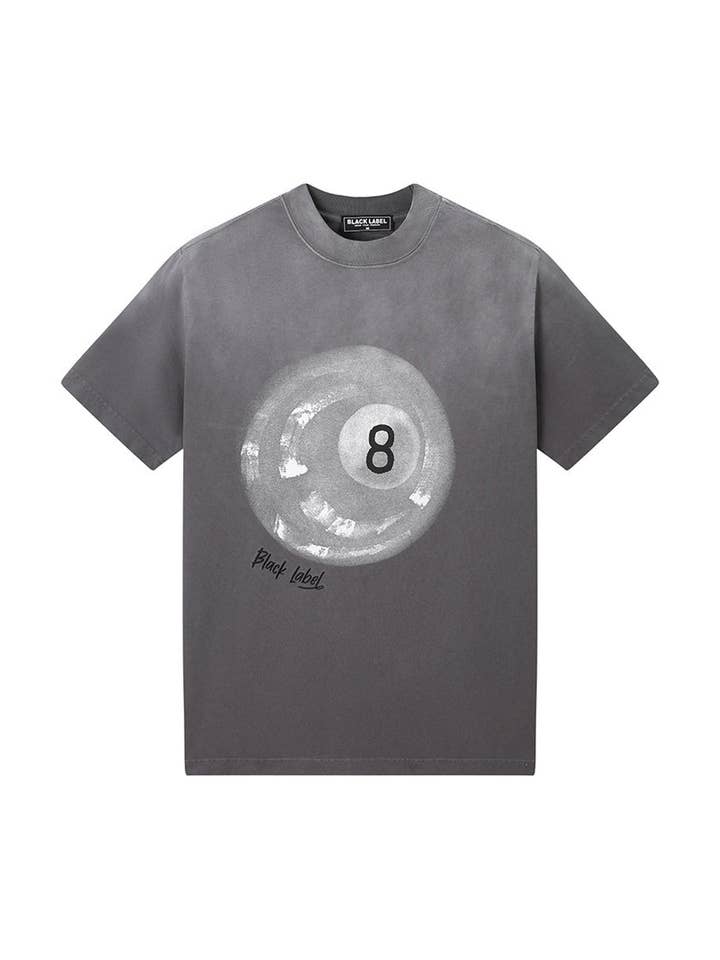 Herren Black Label "8 BALL" T-Shirt für den Großhandel von Black Label x Raw