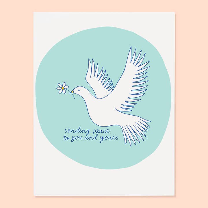 Daisy Dove Card (Set of 6) for wholesale by The Good Twin
