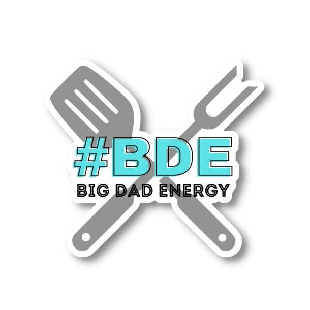 Adhesivo de vinilo divertido de 3 pulgadas de Big Dad Energy para venta al por mayor de Imperfect Inspiration