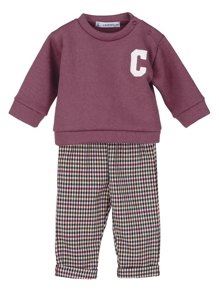 Garnet Gena boy set with trousers for wholesale on Faire