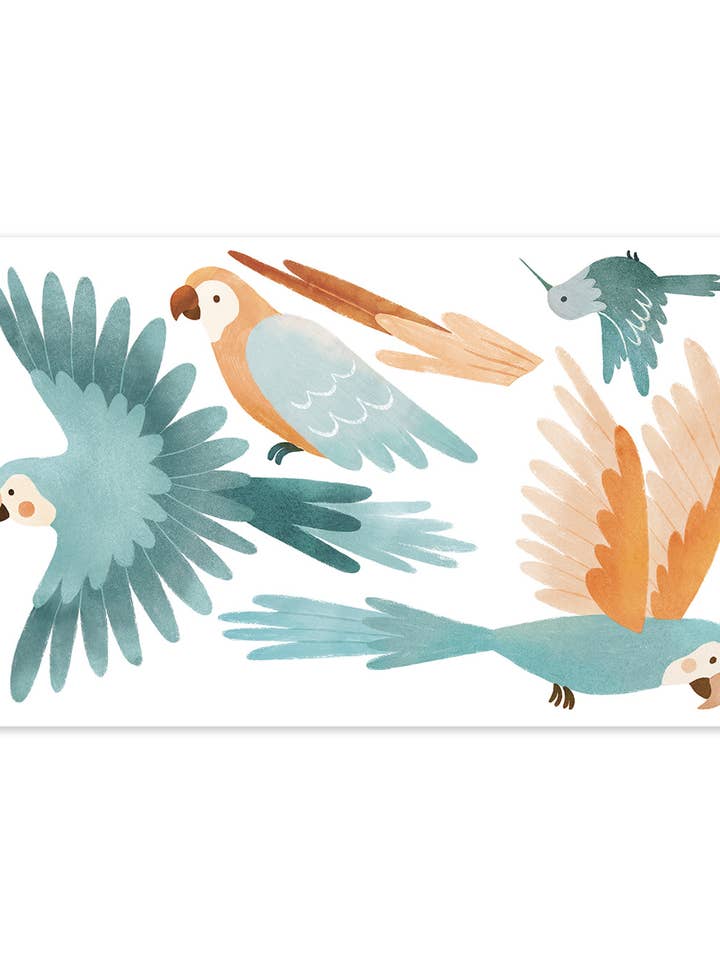 YATSUNI - Pegatinas de pared - Les perroquets (S1559) para venta al por mayor de LILIPINSO