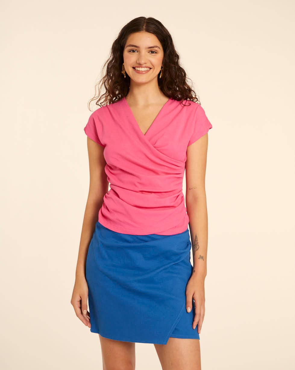 Pepaloves - Wholesale Knit Top - Women's - CAMISETA CRUZADA PINK0