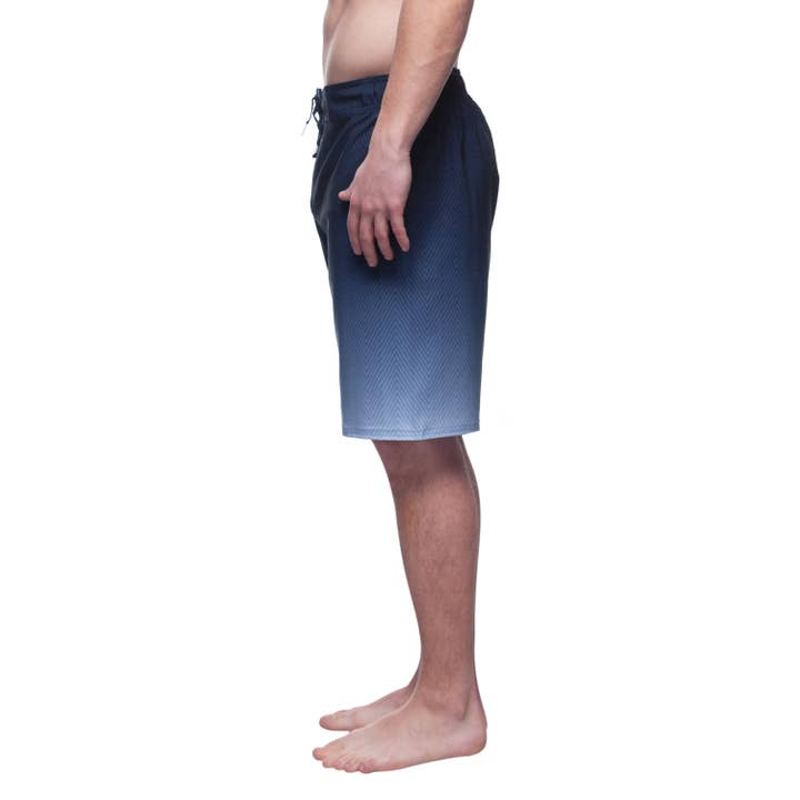 Rokka & Rolla - Wholesale Swim Shorts - Men's - Men's 9" Half Elastic Waist Board Swim Shorts Swimwear31