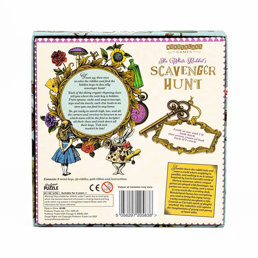 Professor Puzzle USA, Inc. - Wholesale Puzzle - Adult - The White Rabbit's Scavenger Hunt5