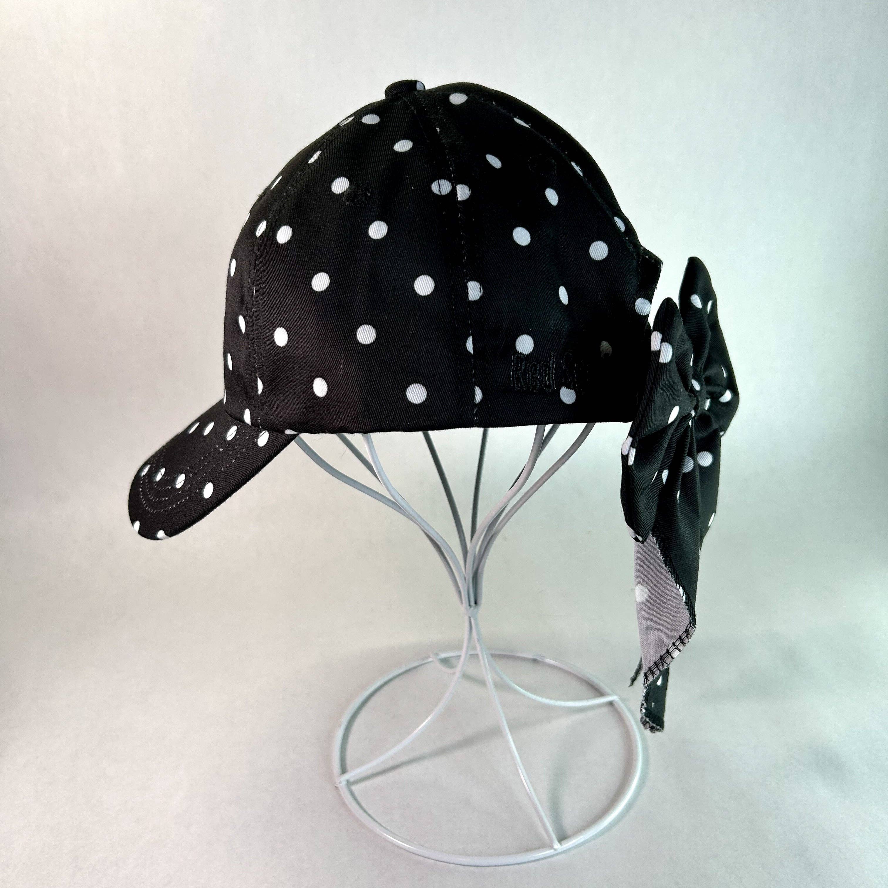 Red Sprite Hats - Wholesale Baseball Cap - Women's - Magical Baseball Caps + Detachable Bows, Hidden Ponytail Hat1