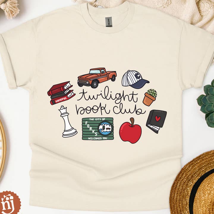 Twilight Book Club T-Shirt for wholesale by Nearly June Design Co
