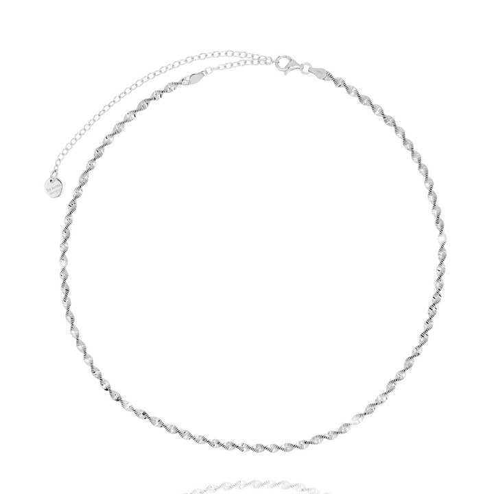 Kaðall Halsband - Rodium för wholesale av bylovisa