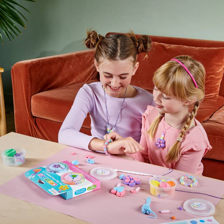 OOLY - Wholesale DIY Jewelry - Kids - Creatibles Air Dry Clay Jewelry Kit - Blissful Bloom