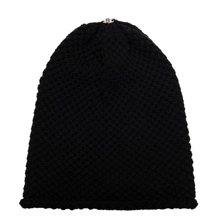 Waffle Hat - Black for wholesale by Lindo F