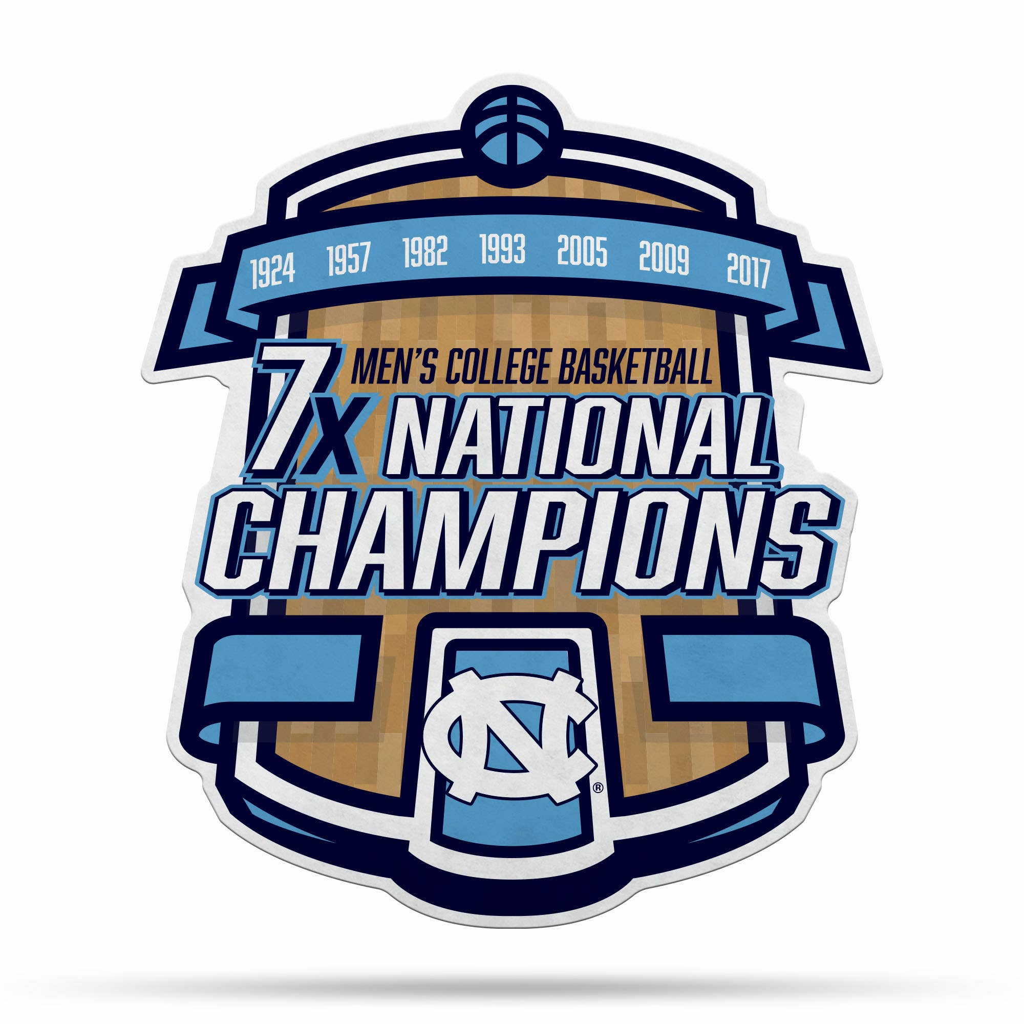 Rico Industries - Wholesale Sign - NCAA  North Carolina Tar Heels Champ Shape Cut Pennant0