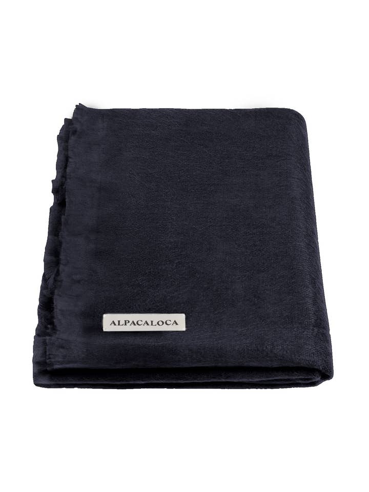 Scarf/Shawl Royal Blue - Alpaca Wool for wholesale by ALPACA LOCA