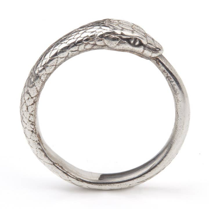 Ouroboros Ormring Silver Stor för wholesale av Rachel Entwistle Jewellery