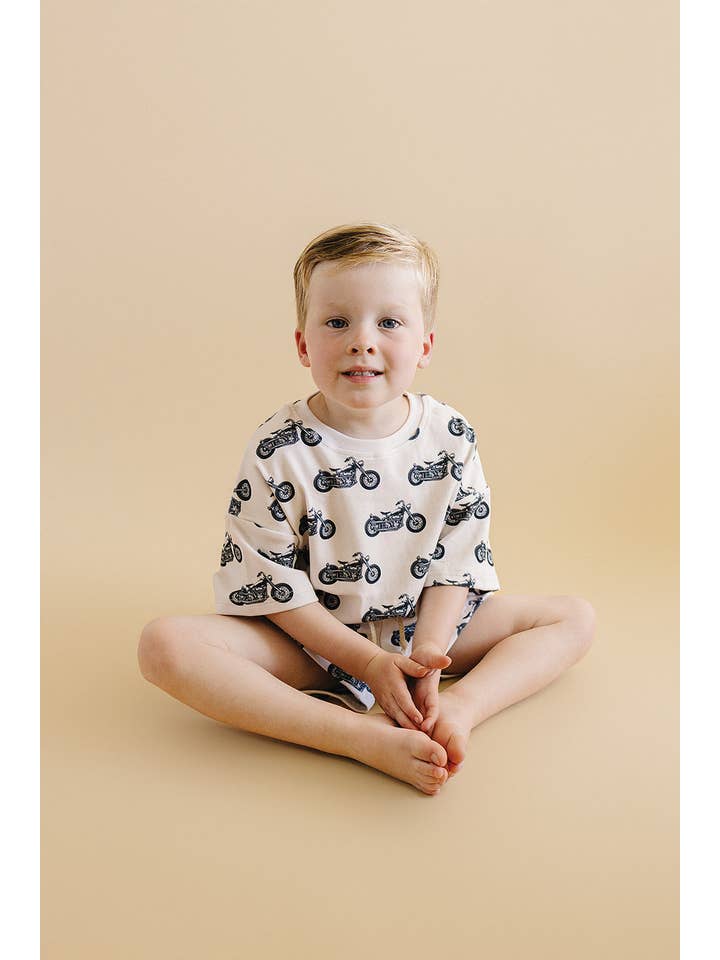 Lucky Panda Kids - Wholesale Top & Short Set - Kids - Shorts Set | Born to Ride7