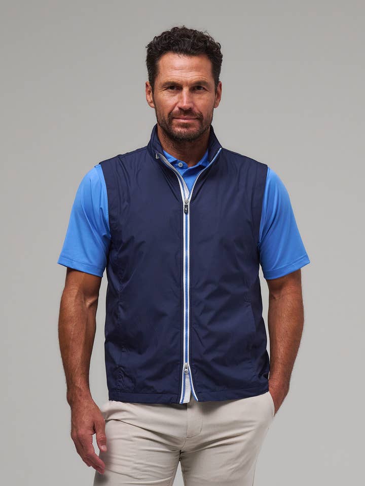 Gilet zippé complet Harold pour la vente par Fairway & Greene