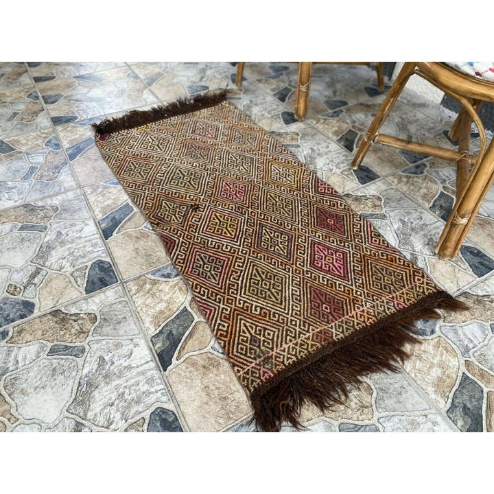 Vintage Turkish Oushak Handmade Wool Tribal Rug #4 for wholesale by Oushak Rugs