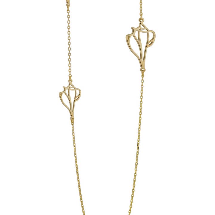 plum island long shell necklace for wholesale by The Beach and Back