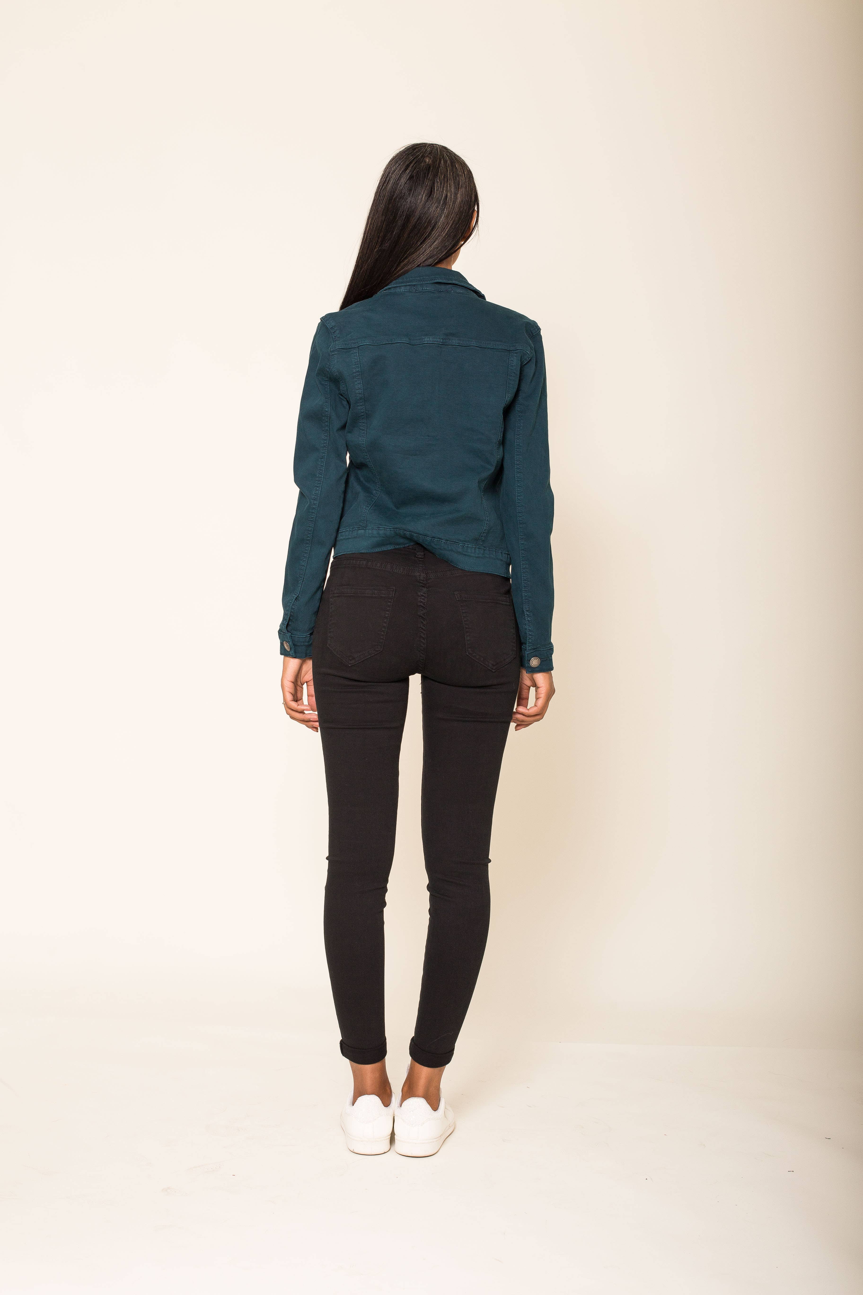 Nina Carter - Wholesale Jas - Dames - Stretch nauwsluitend jack kleur J212A75