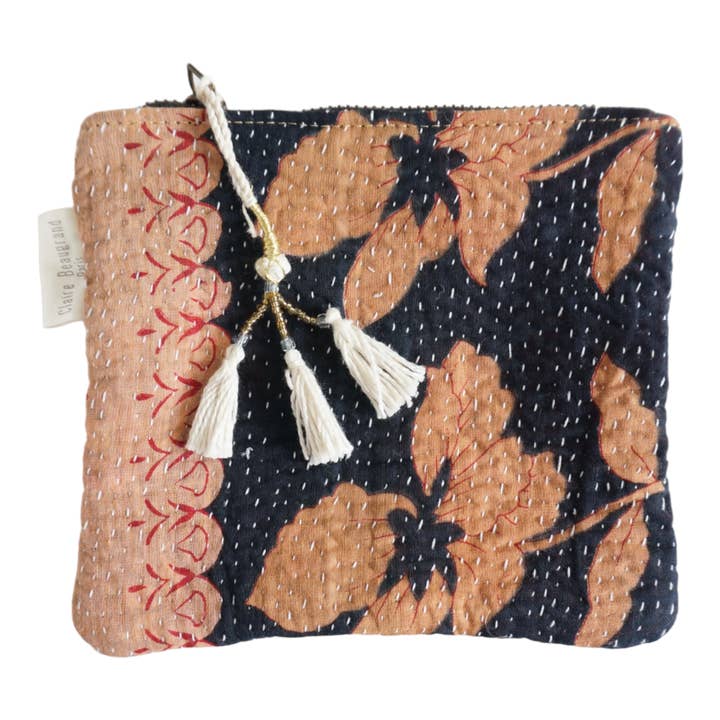 Claire Beaugrand - Wholesale Pouch - Women's - Set of 6 kantha pouches No. 4233
