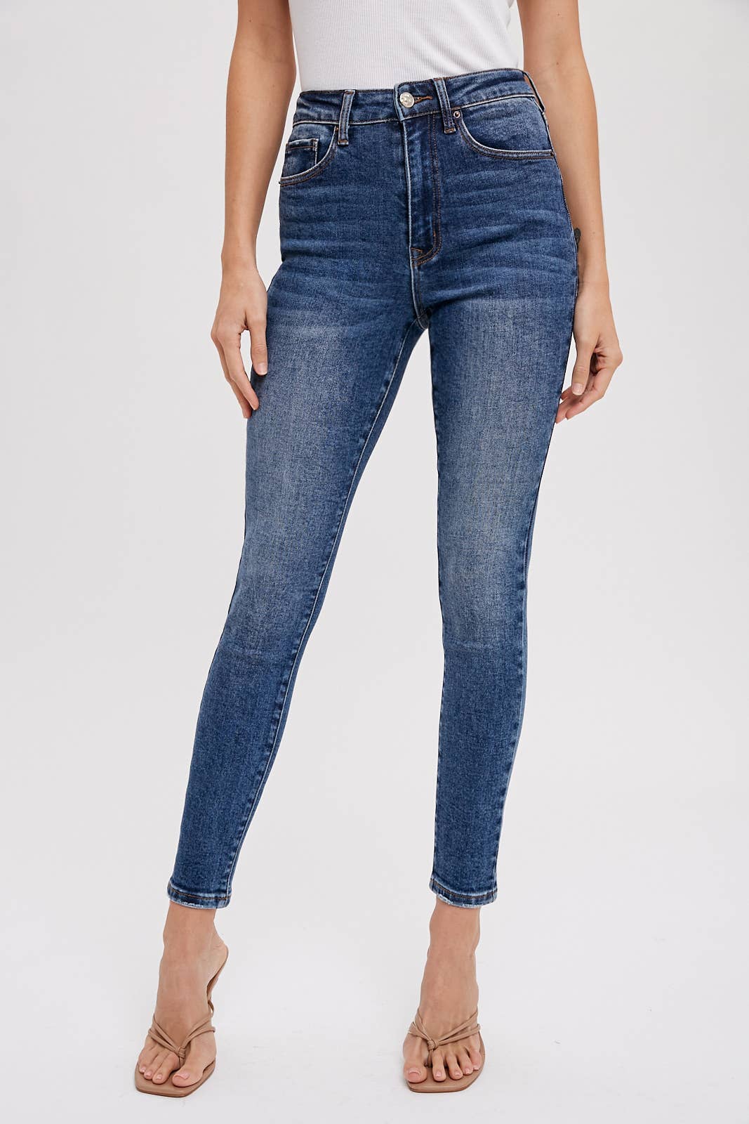 Bluivy - Vendita all'ingrosso Jeans - Donna - JEANS SKINNY VITA MEDIA20